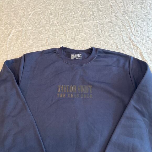 Taylor Swift Eras pullover sweater navy youth 2XL - Picture 1 of 5
